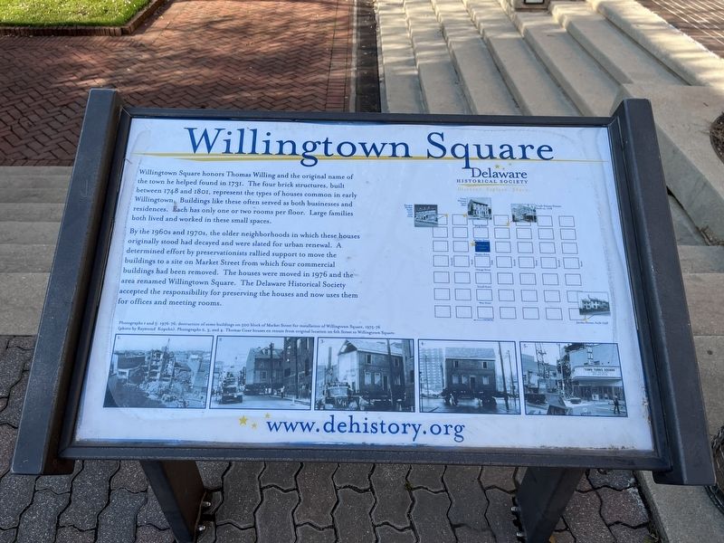 Willingtown Square Marker image. Click for full size.