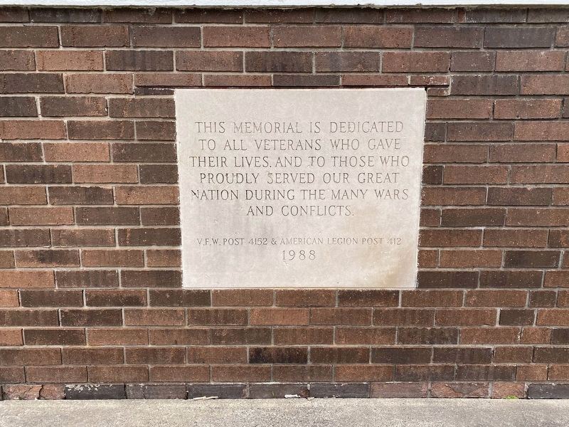 Bath Township Veterans Memorial Marker image. Click for full size.