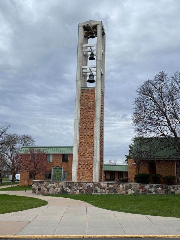 Monsignor Jerome V. MacEachin / St. Thomas Aquinas Roman Catholic Parish Marker image. Click for full size.