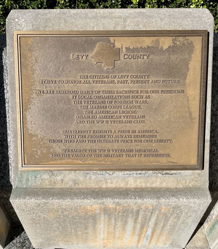Levy County Marker image. Click for full size.
