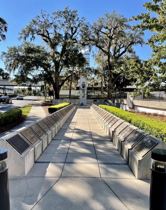 Florida World War II Memorial image. Click for full size.
