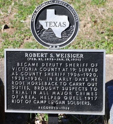 Robert S. Weisiger Marker image. Click for full size.