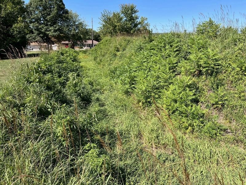 Moat of Fort Davidson image. Click for full size.