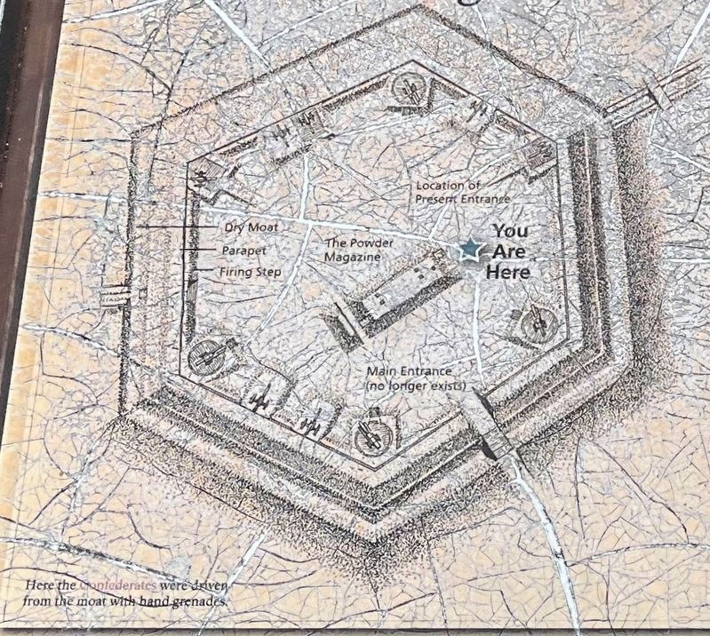 Plan of Fort Davidson image. Click for full size.