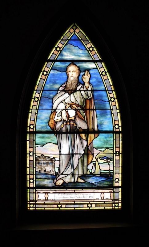 One of Eight Stained Glass Windows Inside St. Paul's Episcopal Church. Click for full size. One of Eight Stained Glass Windows Inside St. Paul's Episcopal Church image. Click for full size.