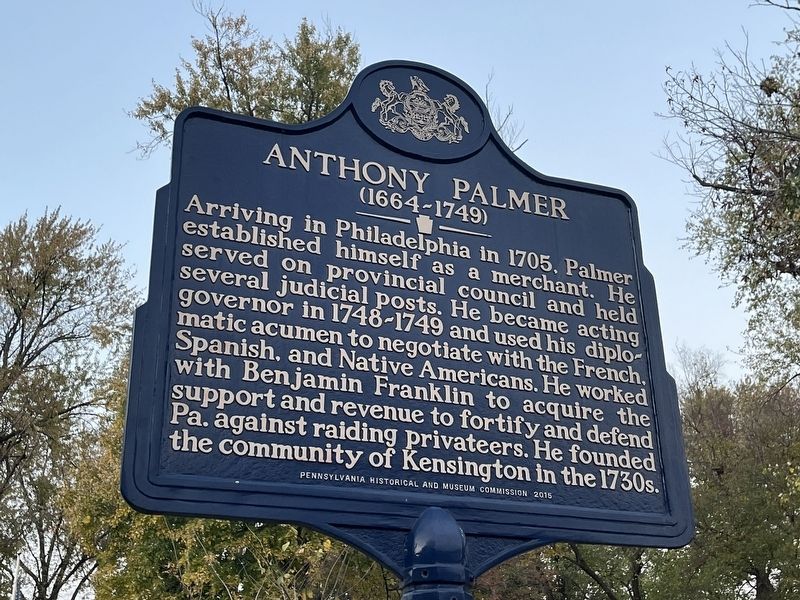 Anthony Palmer Marker image. Click for full size.