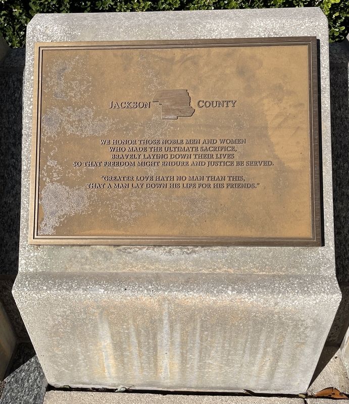 Jackson County Marker image. Click for full size.