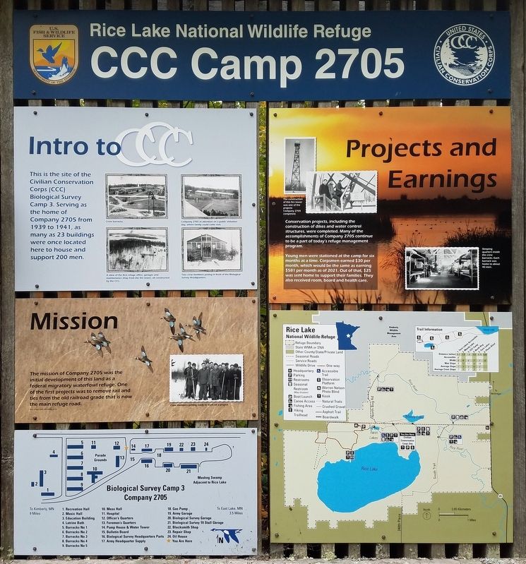 CCC Camp 2705 Marker image. Click for full size.