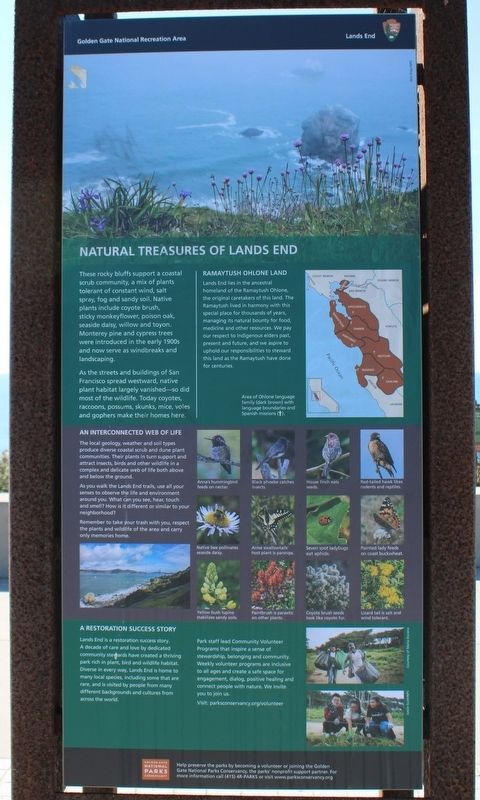 Lands End Marker. Click for full size. Lands End Marker image. Click for full size.