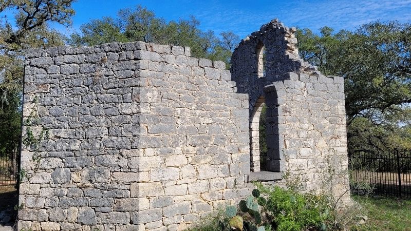 The backside view of Walzem Chapel image. Click for full size.