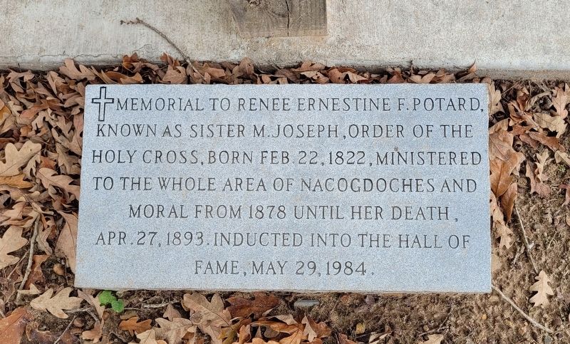 Ground marker for Sister Josephine image. Click for full size.