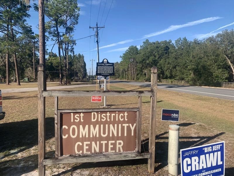 Fletcher Community Marker image. Click for full size.