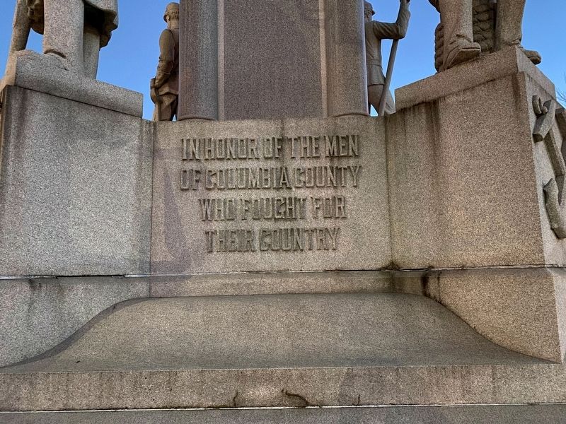 Columbia County Civil War Memorial Marker image. Click for full size.