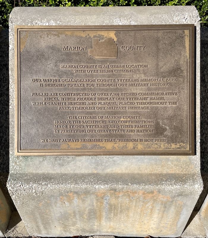 Marion County Marker image. Click for full size.