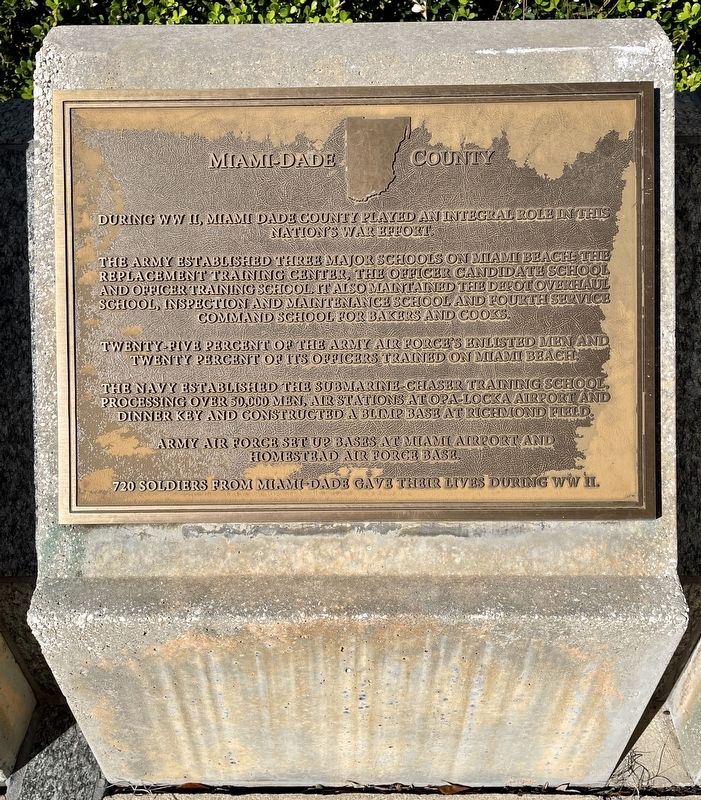 Miami-Dade County Marker image. Click for full size.