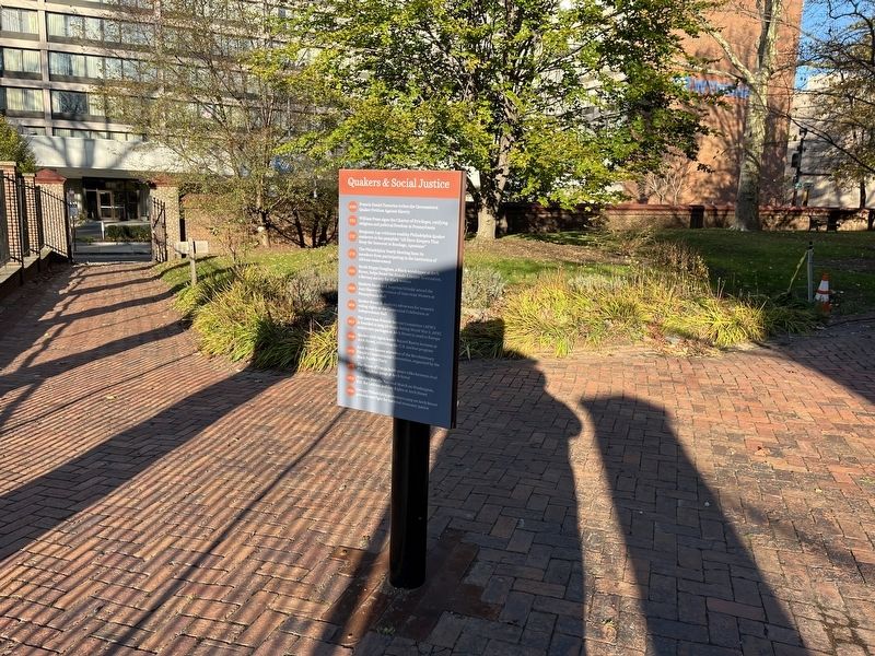 Sarah Mapps Douglass / Quakers & Social Justice / Arch Street Meeting House Marker image. Click for full size.