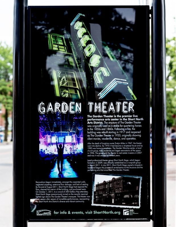 Garden Theatre Information Kiosk image. Click for full size.