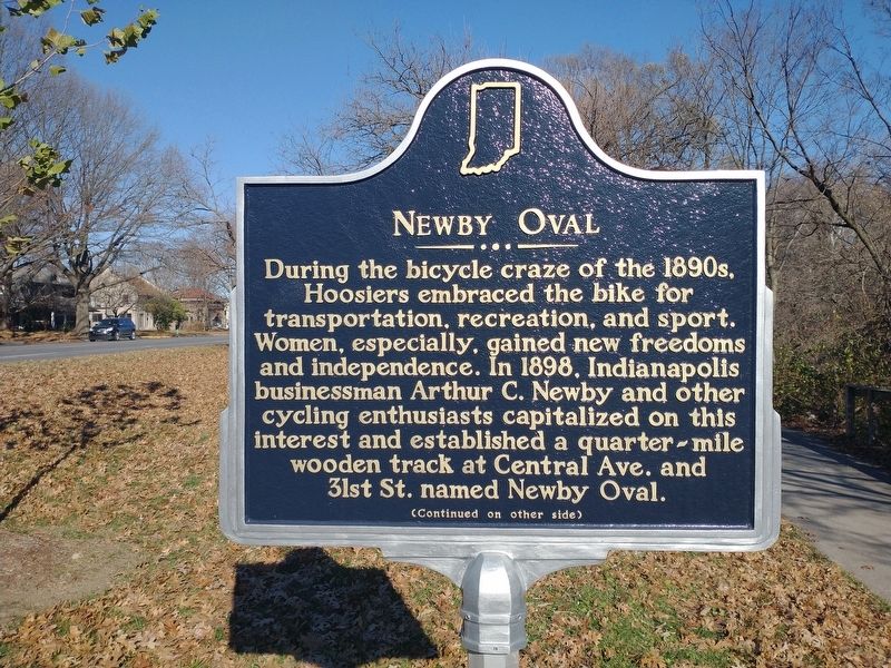 Newby Oval Marker (Front) image. Click for full size.