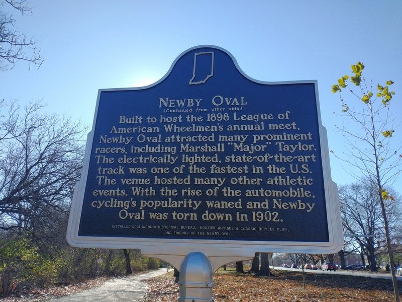 Newby Oval Marker (Back) image. Click for full size.