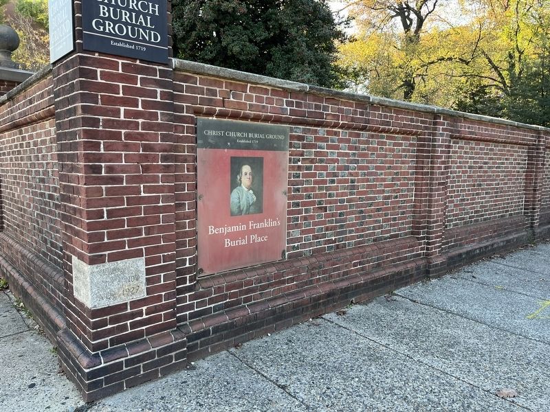 Christ Church Burial Ground Marker image. Click for full size.