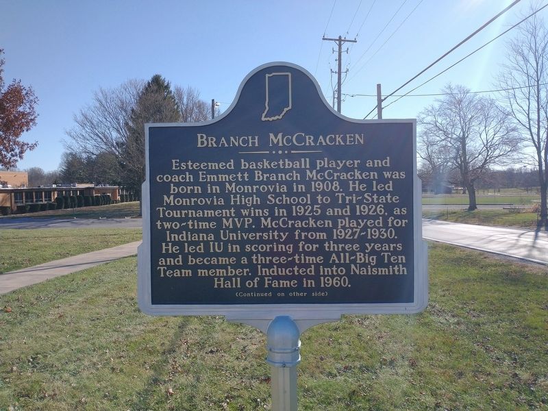 Branch McCracken Marker (Front) image. Click for full size.