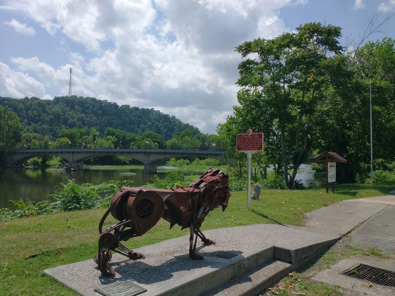 Alderson Lion Marker. Click for full size. Alderson Lion Marker image. Click for full size.