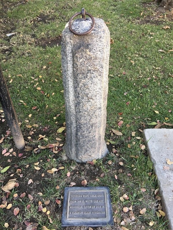 Hitching Post and Marker image. Click for full size.