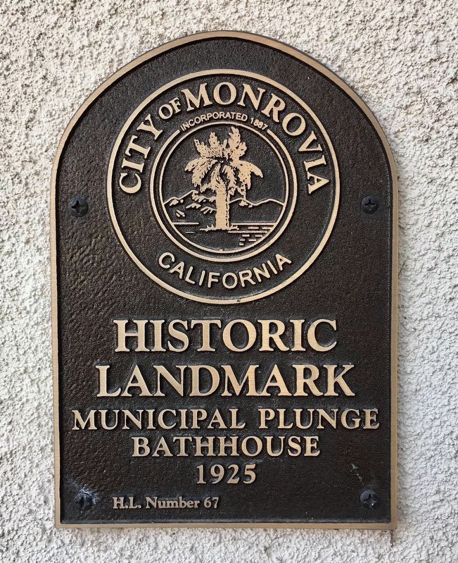 City of Monrovia Historical Landmark image. Click for full size.