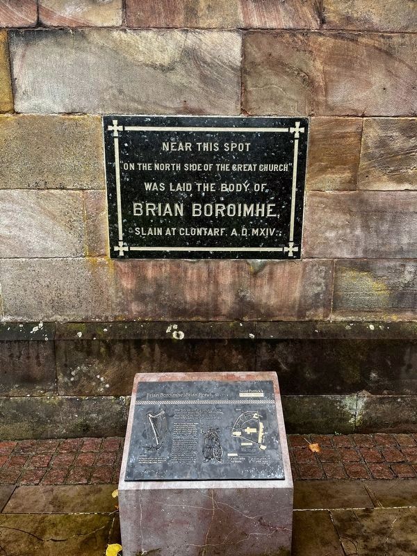 Brian Boroimhe (Brian Boru) Marker. Click for full size. Brian Boroimhe (Brian Boru) Marker image. Click for full size.