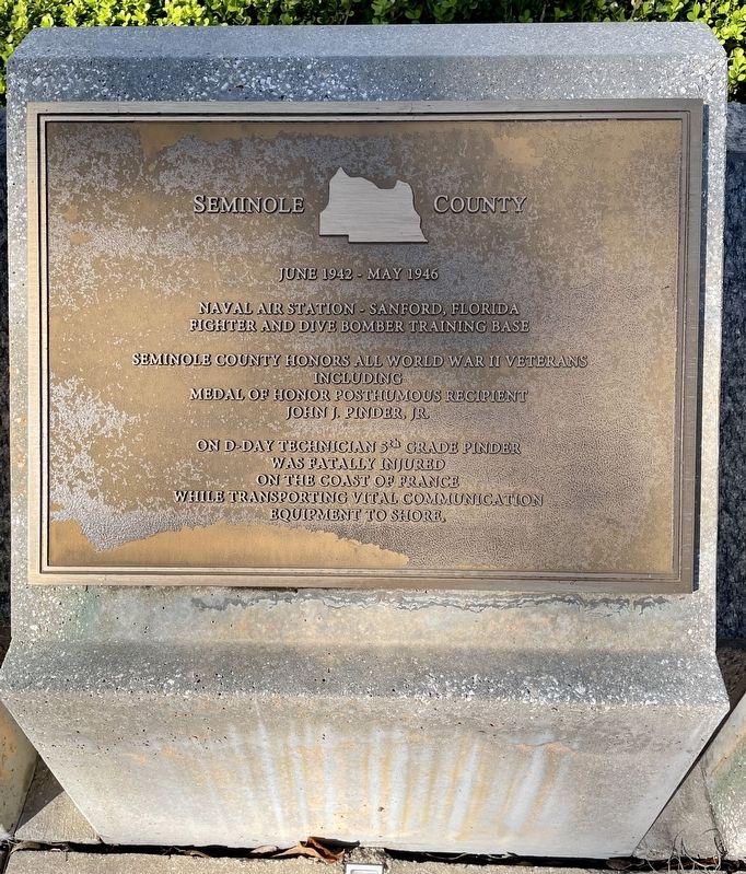 Seminole County Marker. Click for full size. Seminole County Marker image. Click for full size.