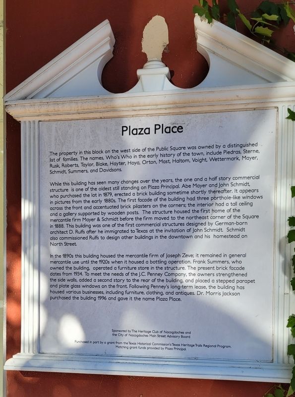 Plaza Place Marker image. Click for full size.