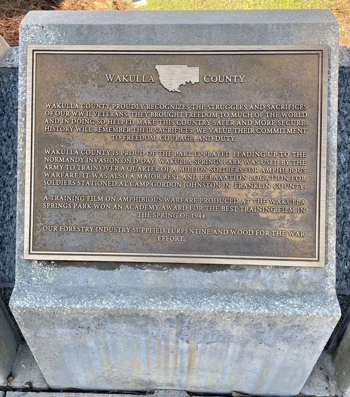 Wakulla County Marker image. Click for full size.