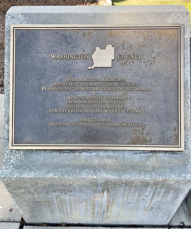 Washington County Marker image. Click for full size.