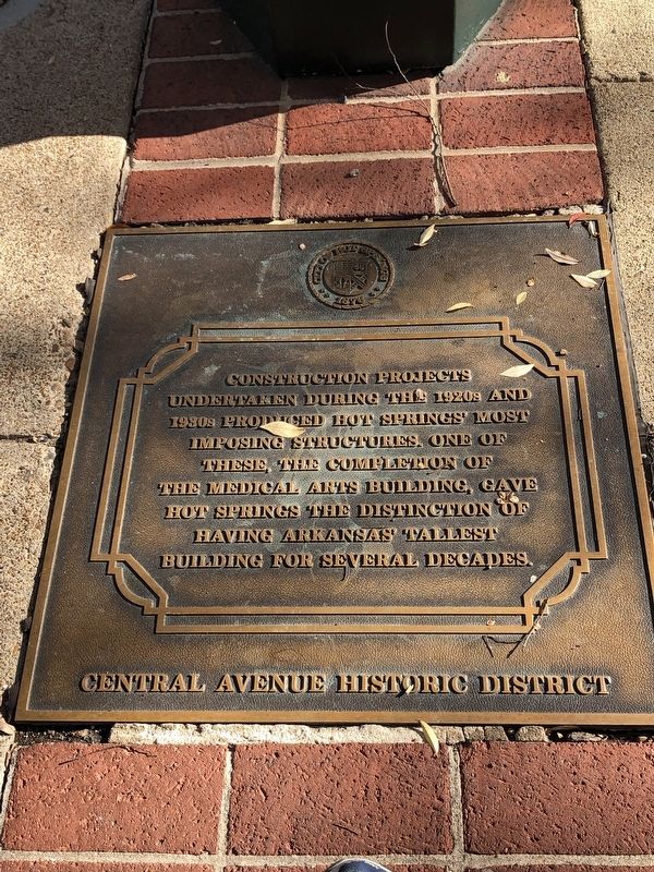 Medical Arts Building Marker. Click for full size. Medical Arts Building Marker image. Click for full size.