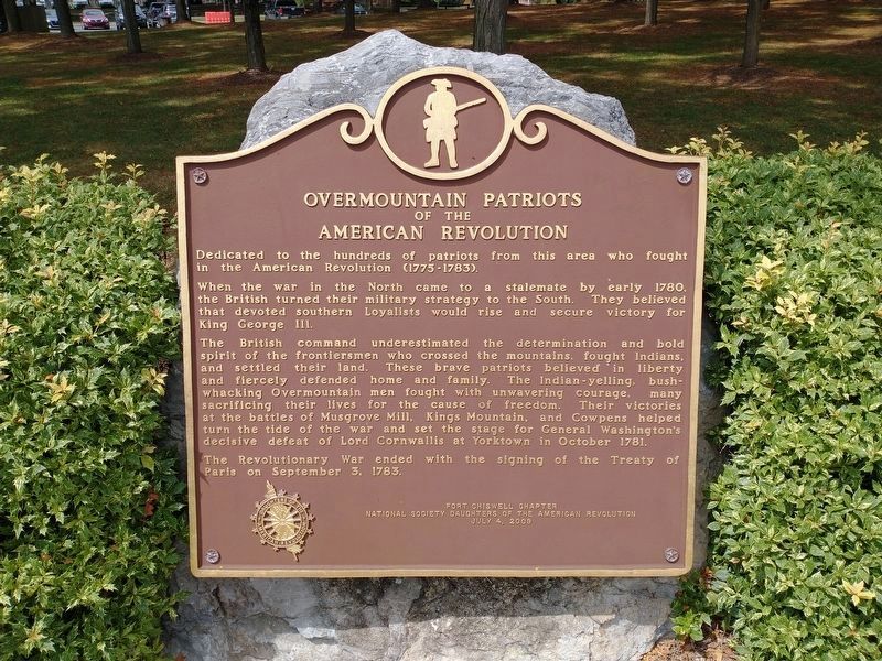 Overmountain Patriots of the American Revolution Marker image, Touch for more information