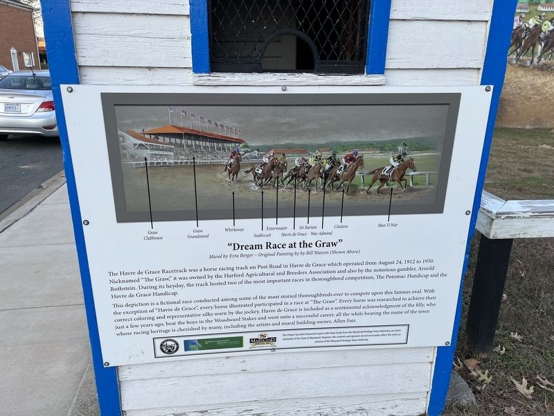 "Dream Race at the Graw" Marker. Click for full size. "Dream Race at the Graw" Marker image. Click for full size.