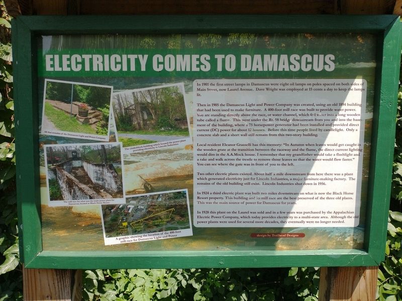 Electricity Comes to Damascus Marker image. Click for full size.