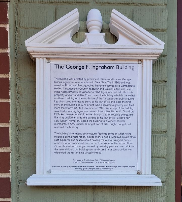 The George F. Ingraham Building Marker image. Click for full size.