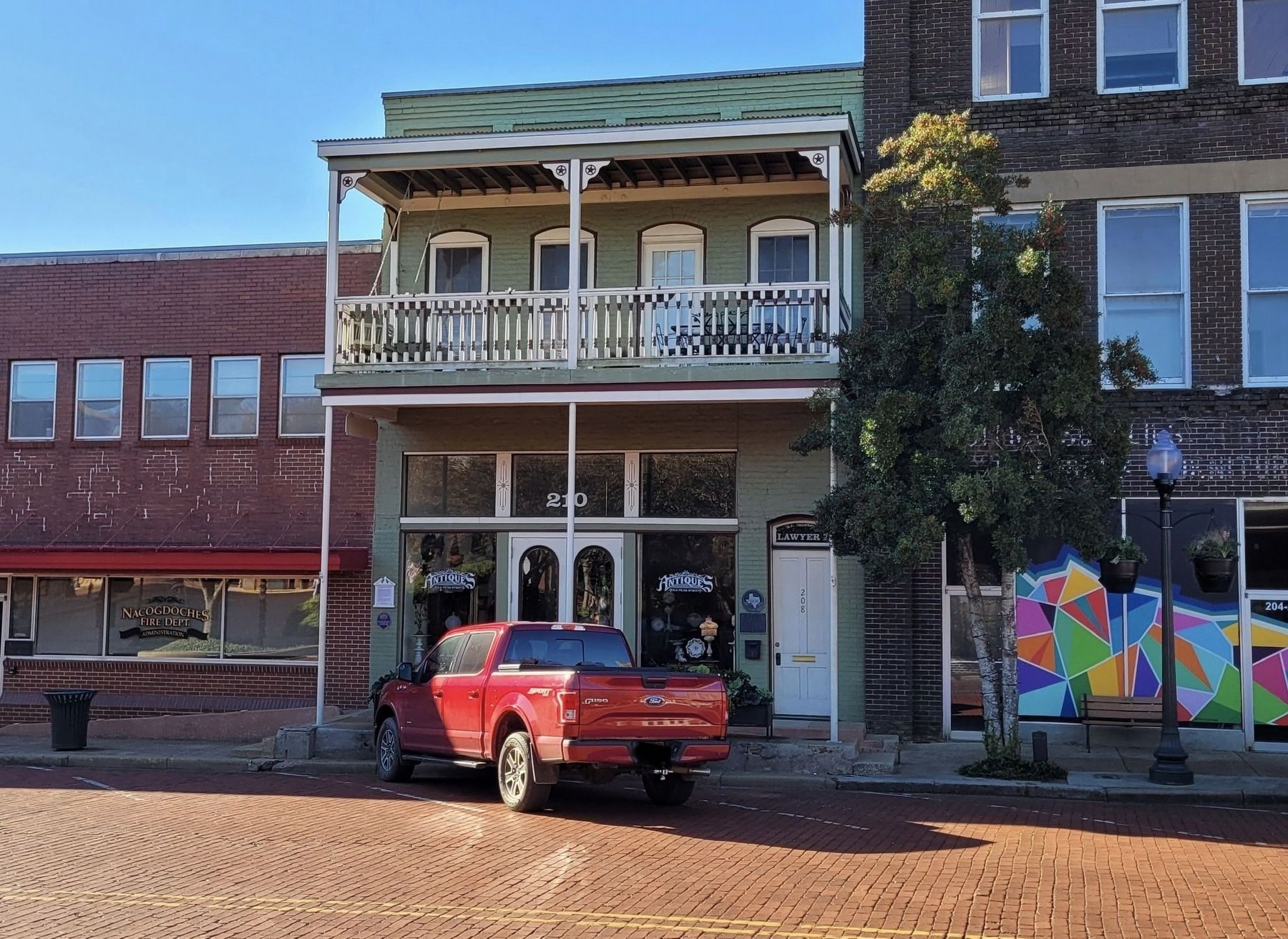 The view of the George F. Ingraham Building and Marker from across the street image. Click for full size.