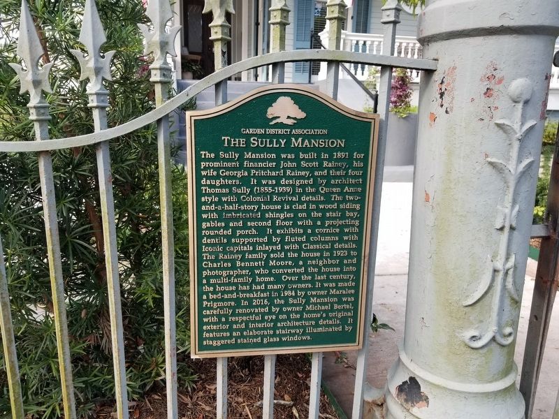 The Sully Mansion Marker image. Click for full size.