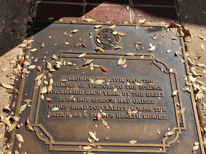 Hot Springs' Postwar Boom Marker image. Click for full size.