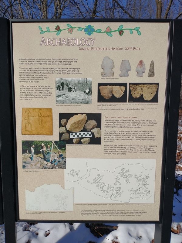 Archaeology Marker. Click for full size. Archaeology Marker image. Click for full size.