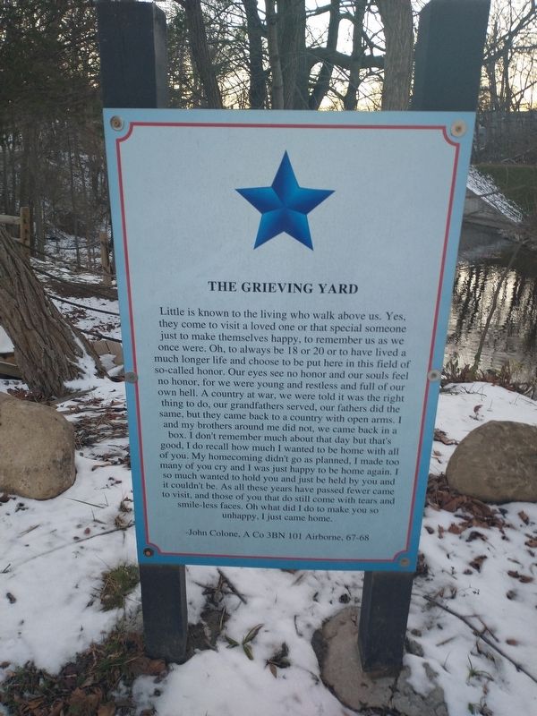 The Grieving Yard Marker image. Click for full size.