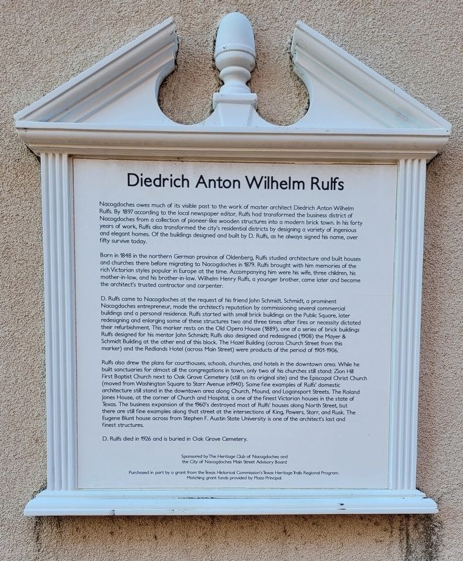 Diedrich Anton Wilhelm Rulfs Marker image. Click for full size.