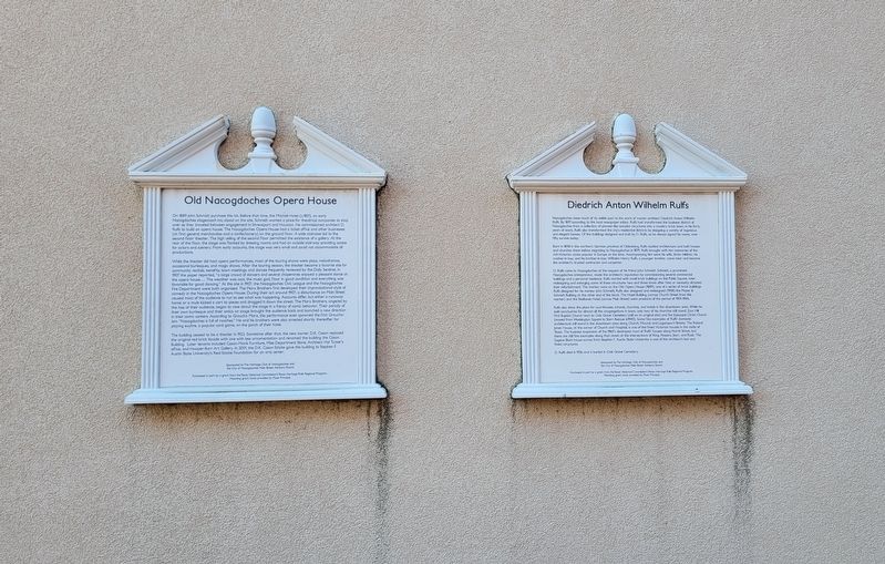 The Diedrich Anton Wilhelm Rulfs Marker is the right marker of the two markers image. Click for full size.