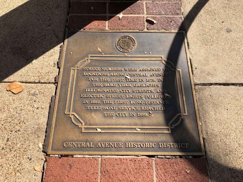 Hot Springs Utility Improvements Marker image. Click for full size.
