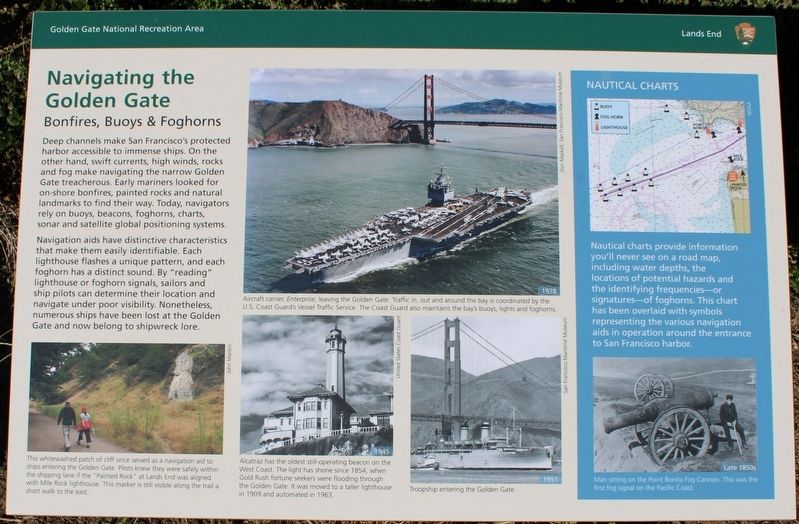 Navigating the Golden Gate Marker image. Click for full size.