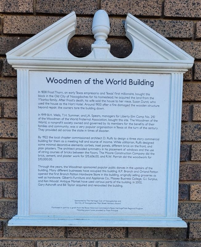 Woodmen of the World Building Marker image. Click for full size.
