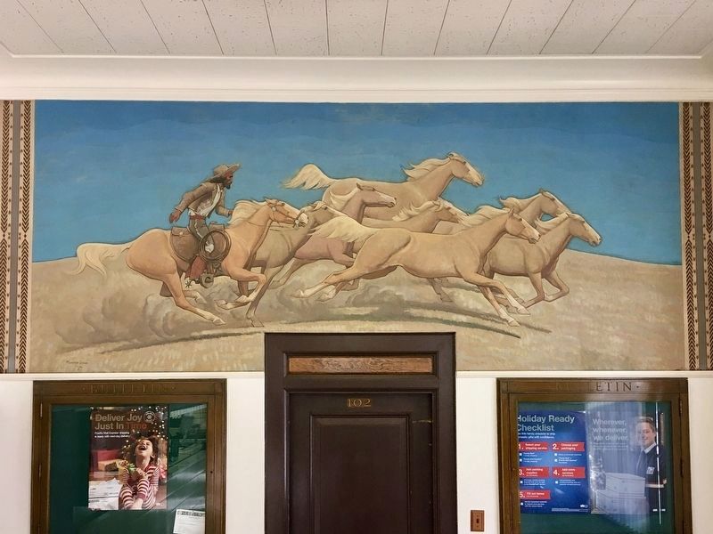"Palomino Ponies" Mural image. Click for full size.
