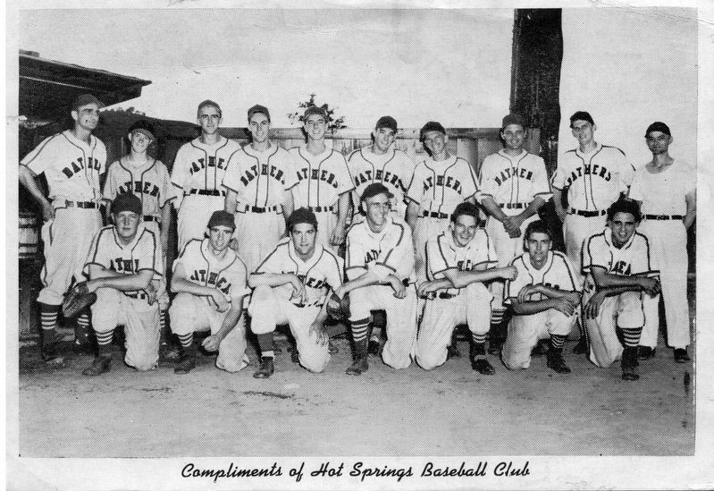 1948 Hot Springs Bathers Team Picture image. Click for full size.